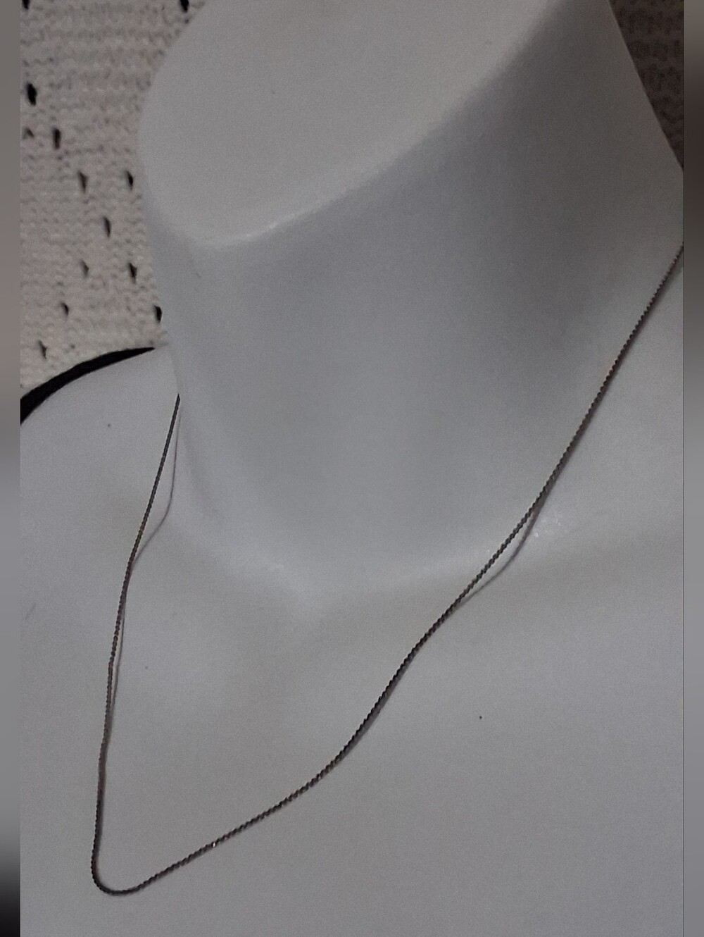 Silver-tone Women’s Simple Chain Necklace